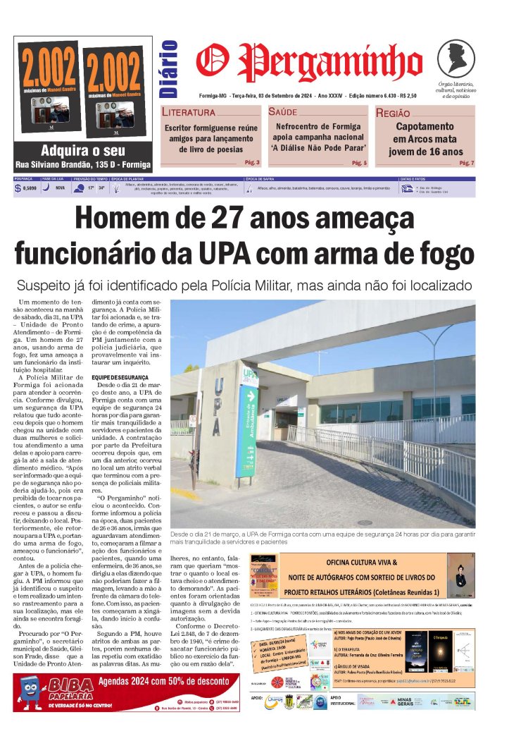 O Pergaminho 03/09/2024