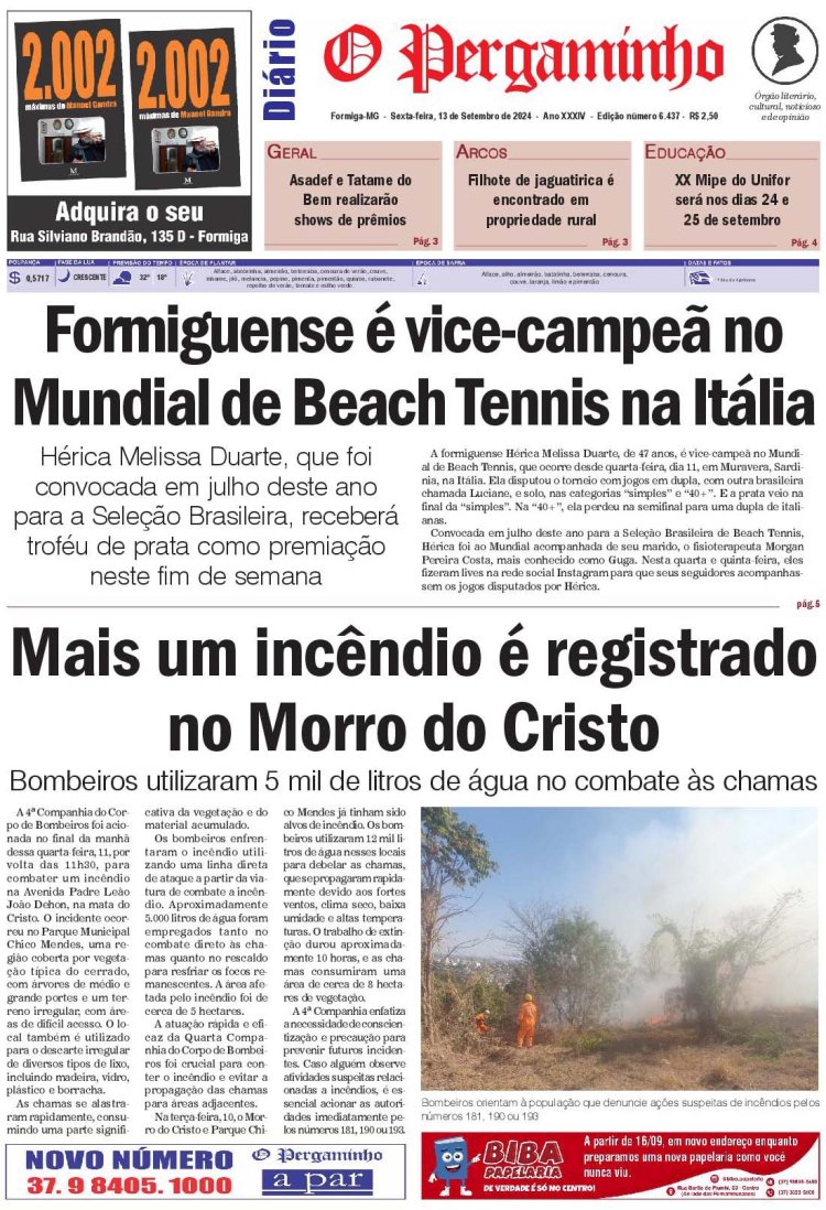O Pergaminho 13/09/2024