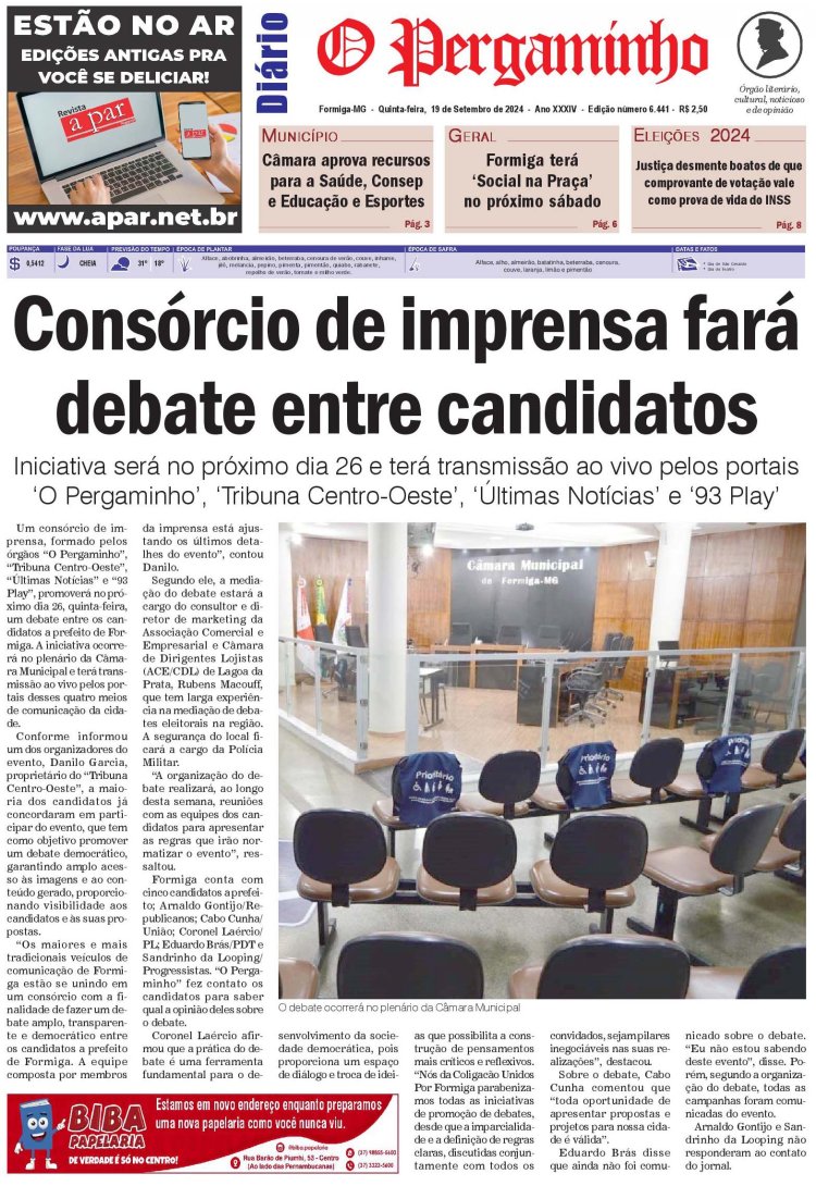 O Pergaminho 19/09/2024