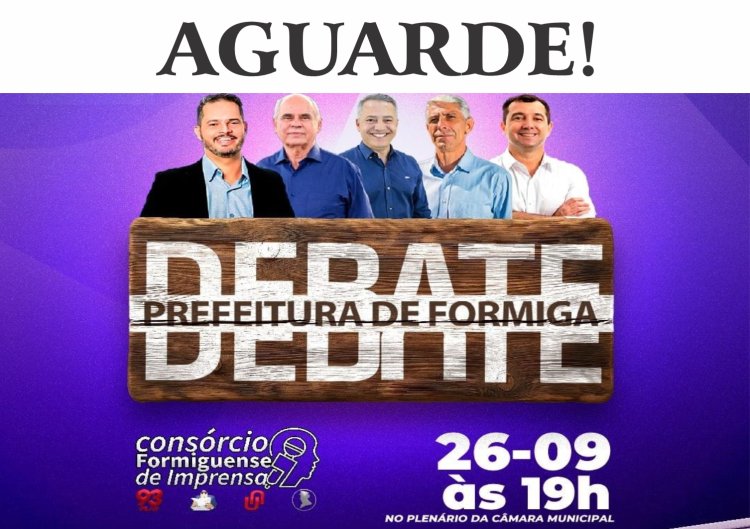Debate dos Candidatos - 26/09/2024