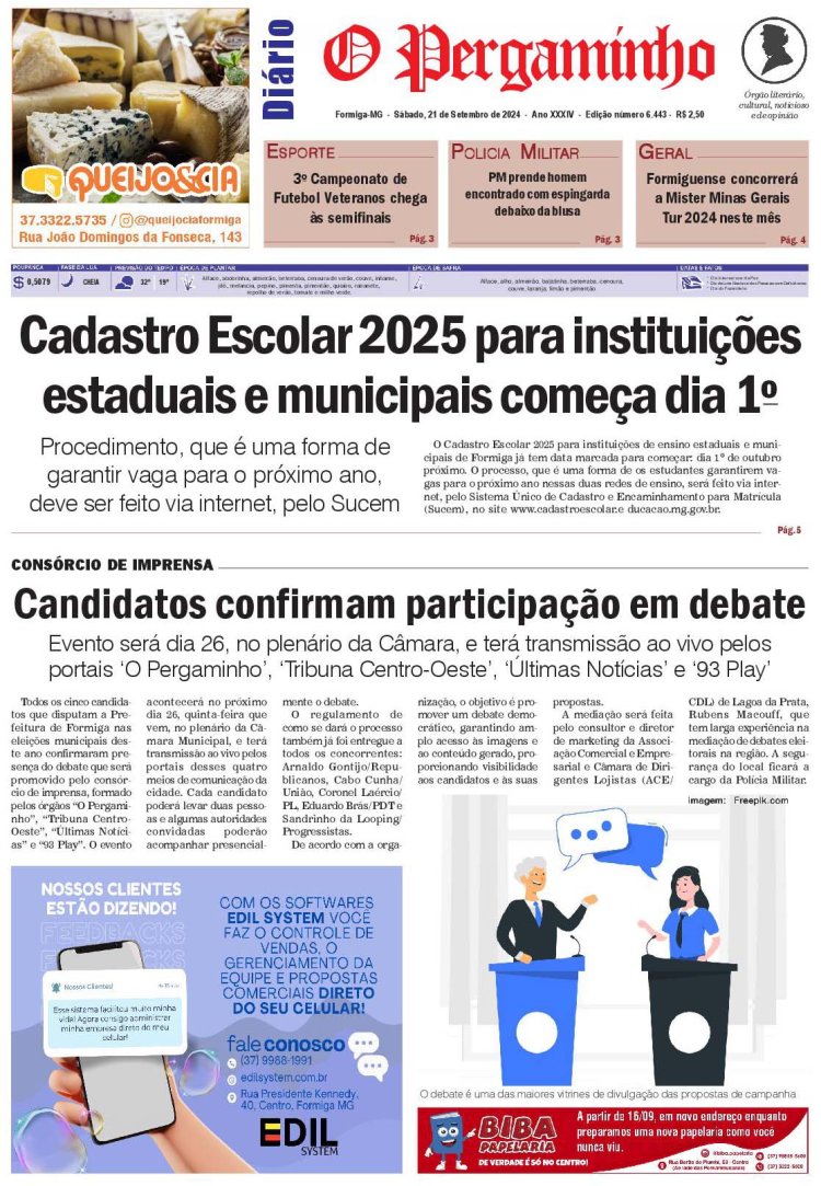 O Pergaminho 21/09/2024