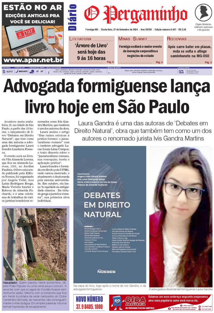 O Pergaminho 27/09/2024