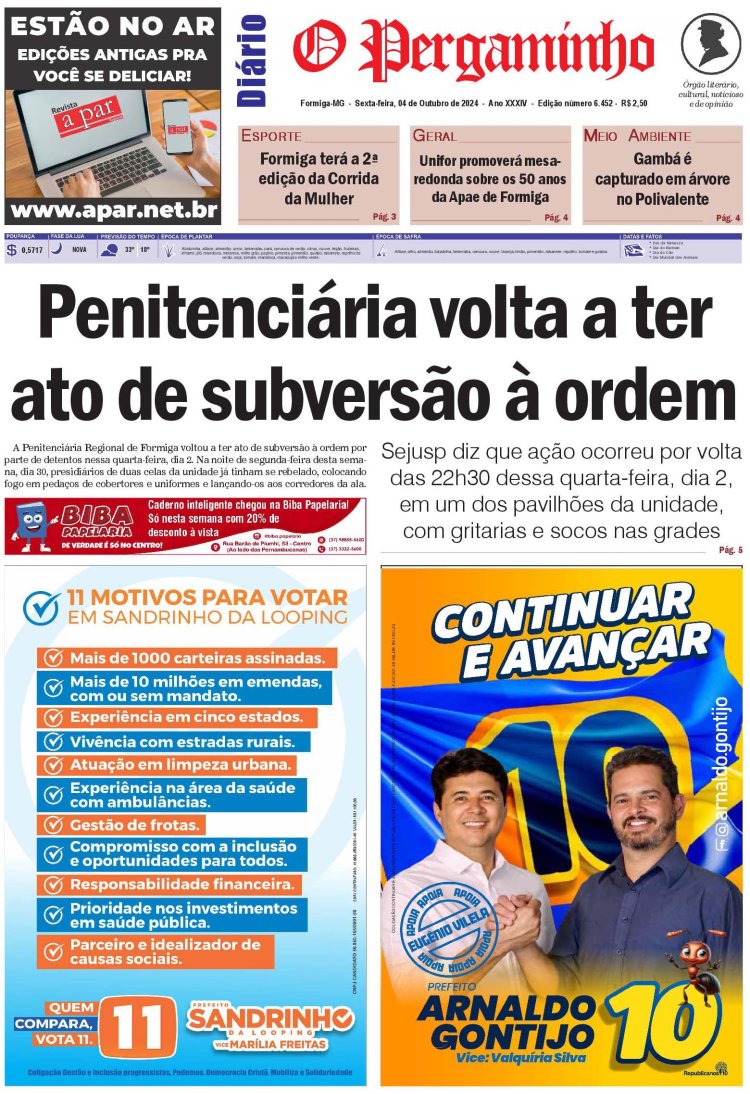 O Pergaminho 04/10/2024