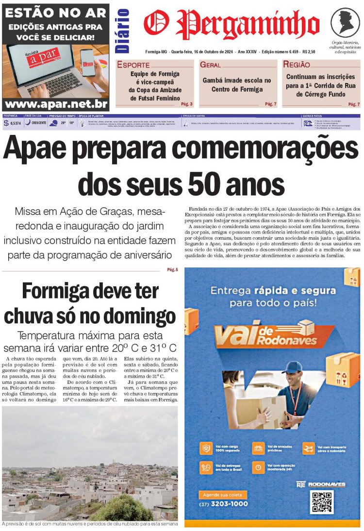 O Pergaminho 16/10/2024