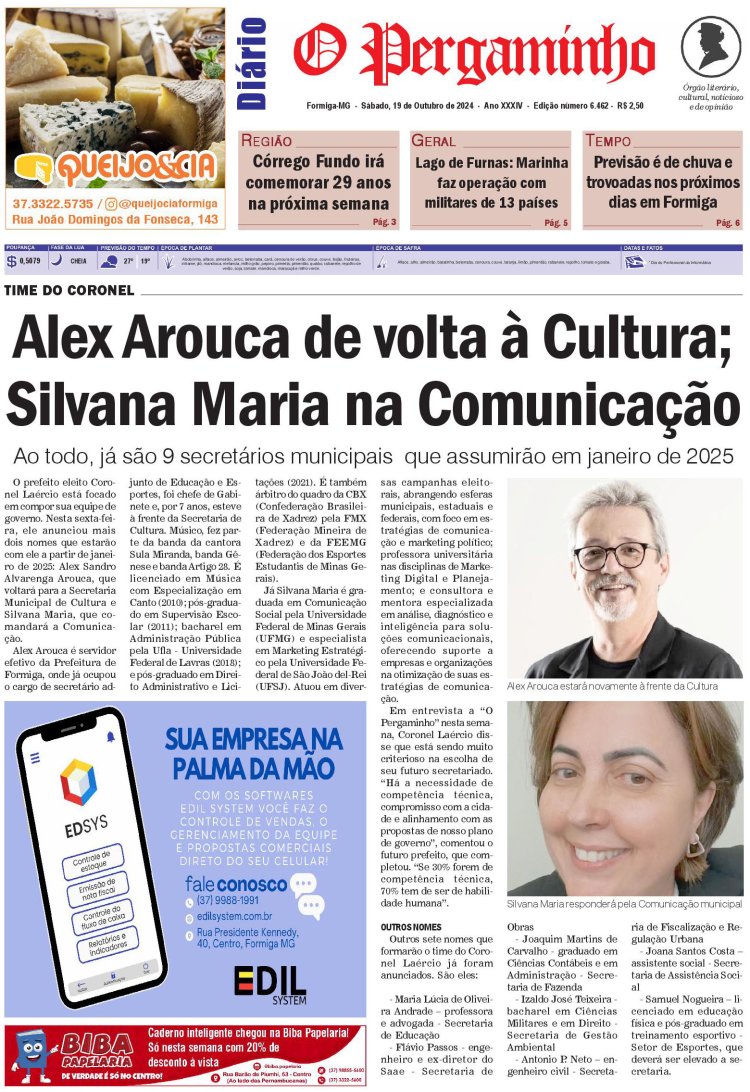 O Pergaminho 19/10/2024