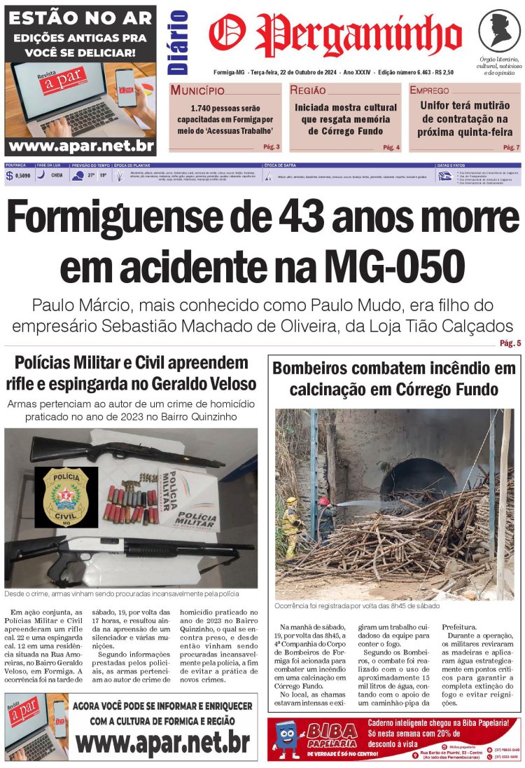 O Pergaminho 22/10/2024