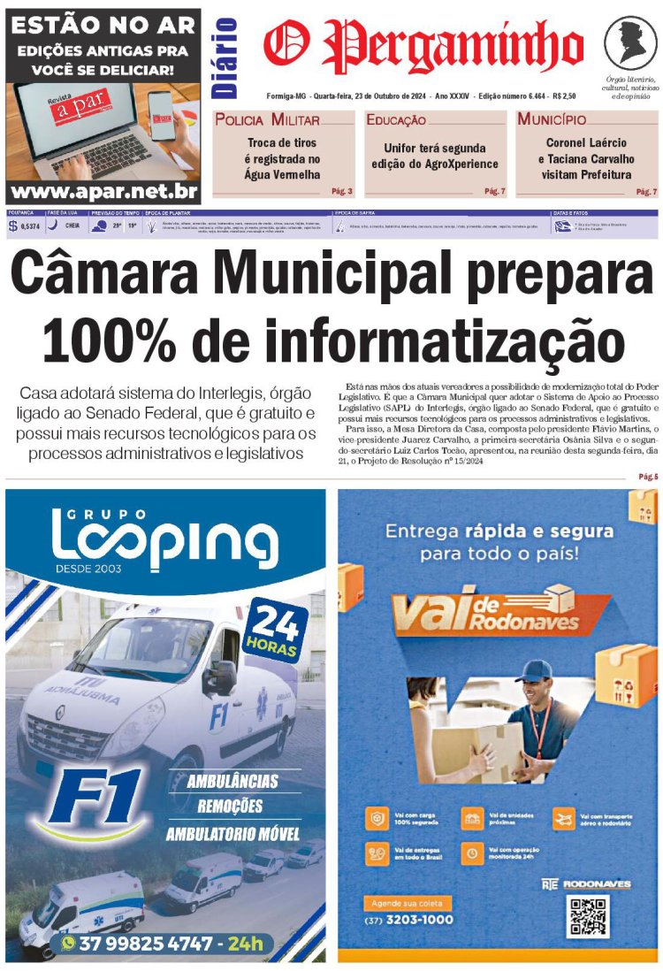 O Pergaminho 23/10/2024