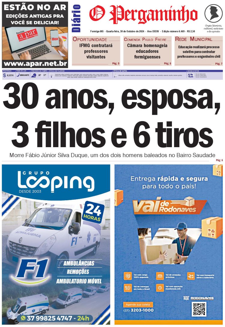 O Pergaminho 30/10/2024