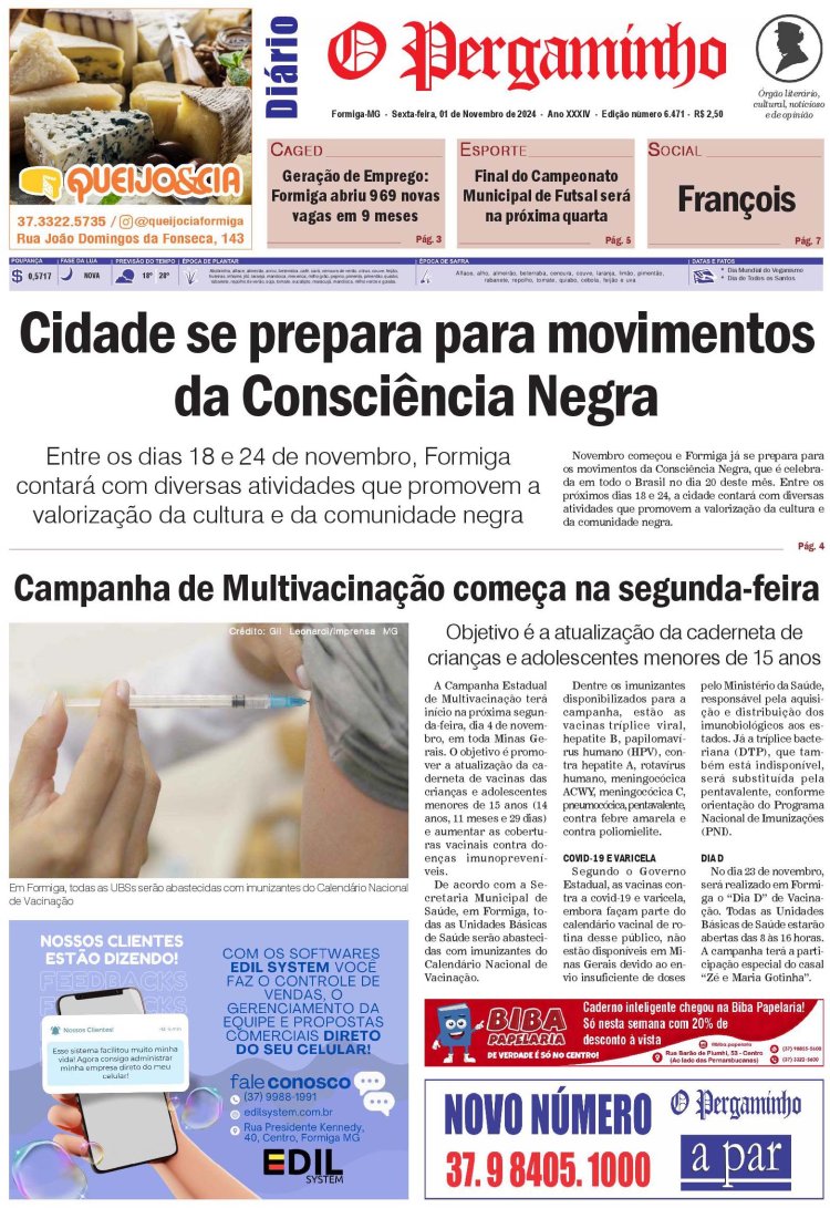 O Pergaminho 01/11/2024