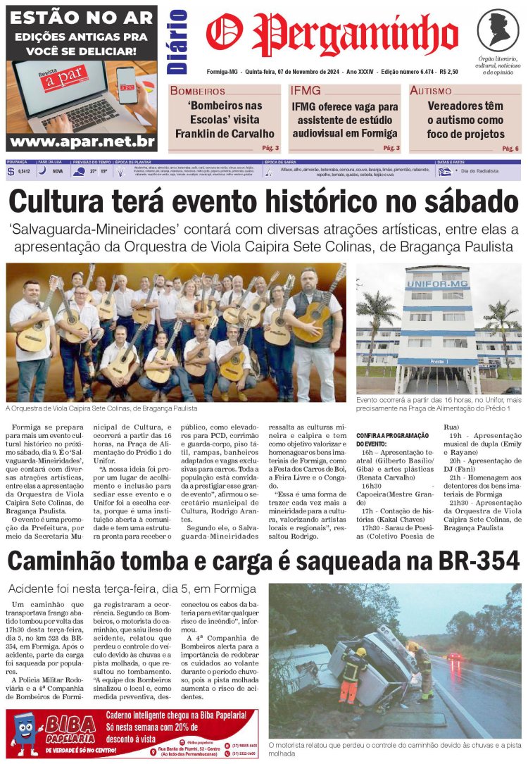 O Pergaminho 07/11/2024