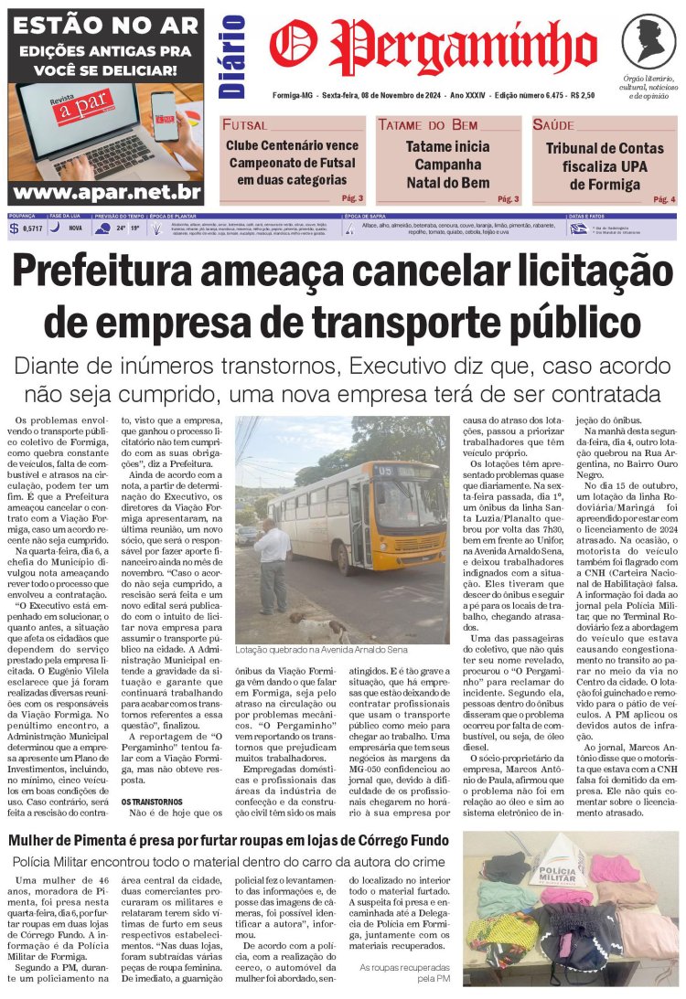 O Pergaminho 08/11/2024