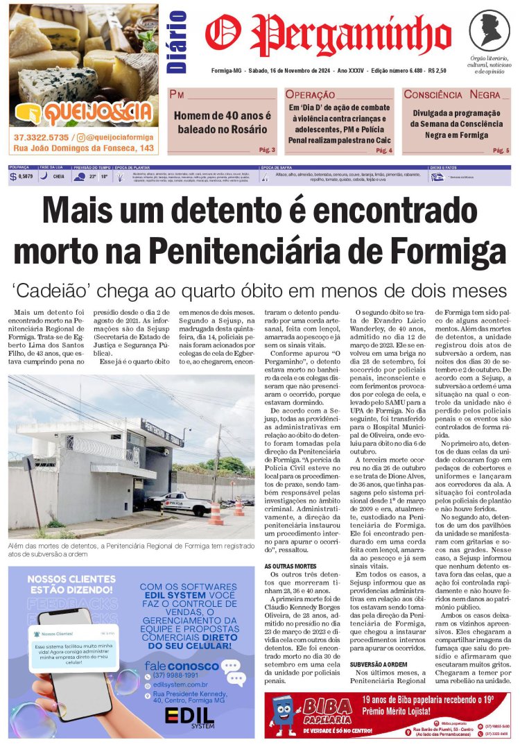 O Pergaminho 16/11/2024