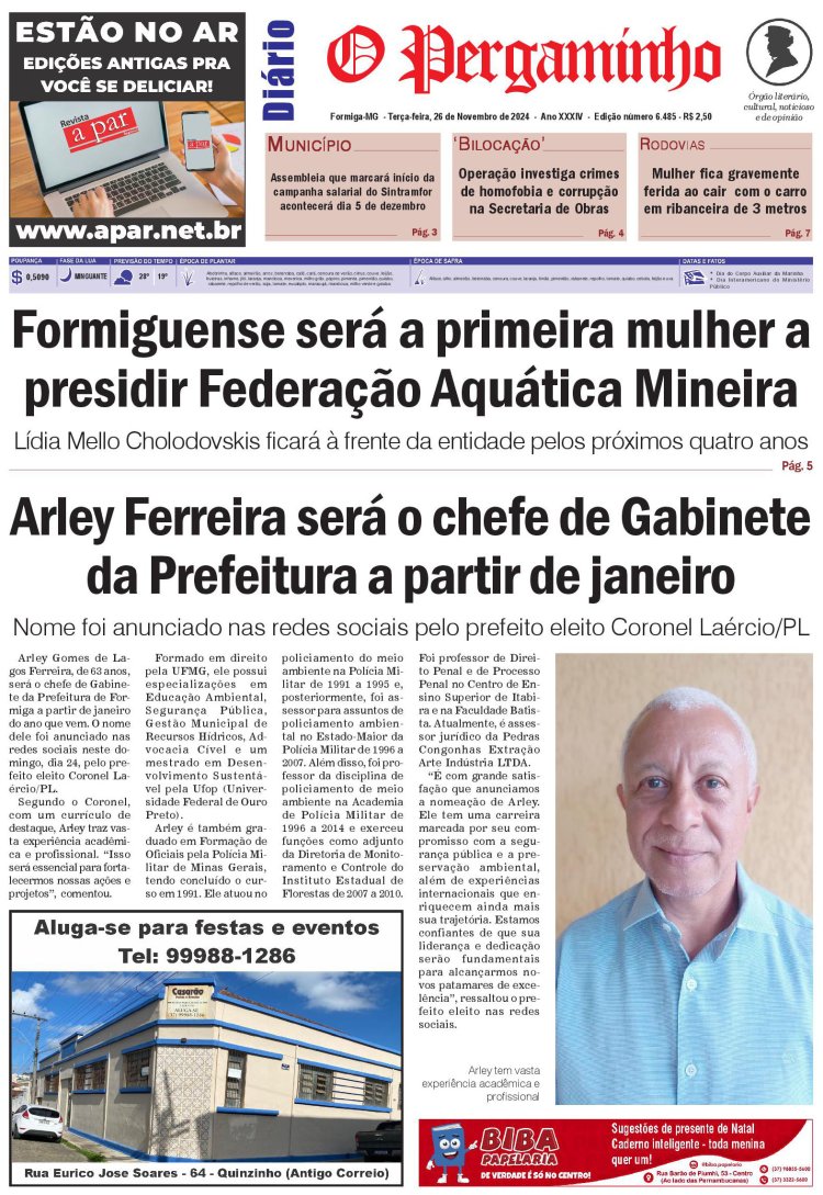 O Pergaminho 26/11/2024