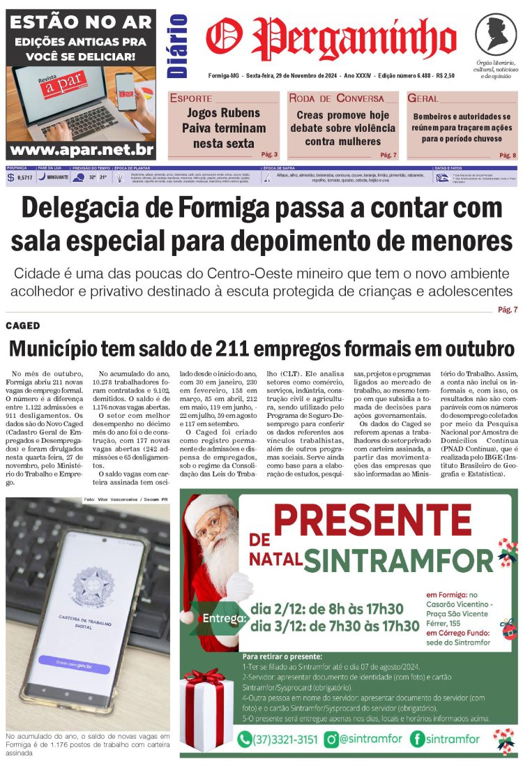 O Pergaminho 29/11/2024