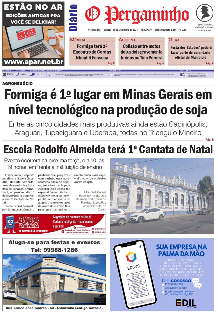 O Pçergaminho 07/12/2024