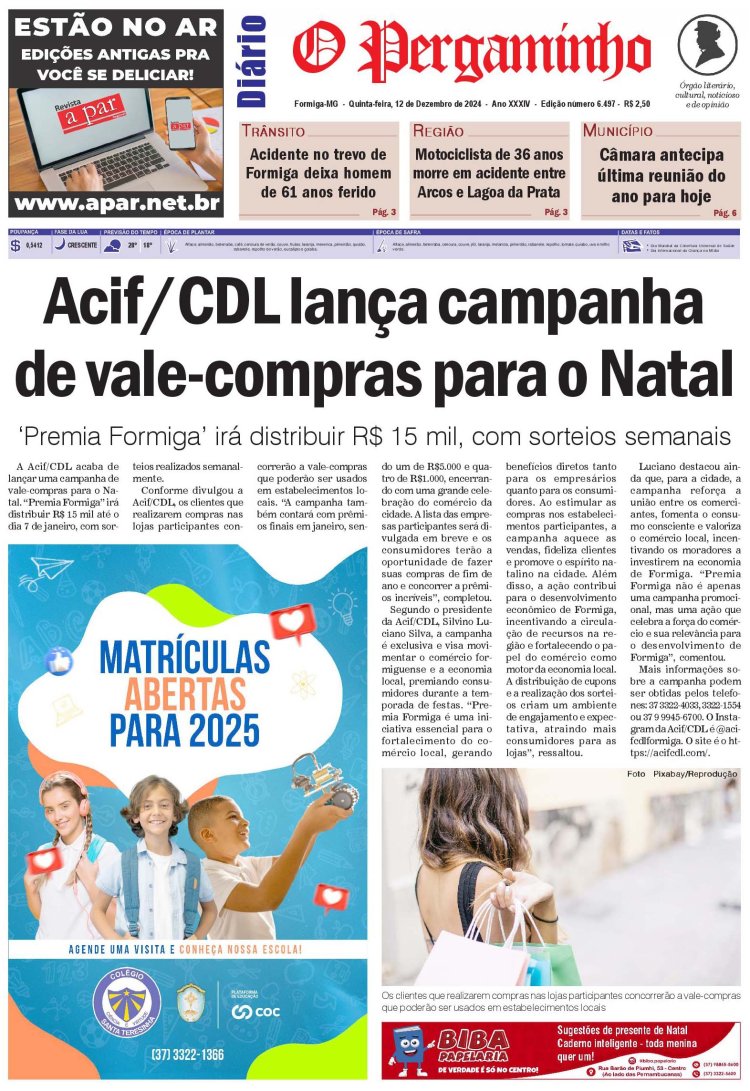 O Pergaminho 12/12/2024