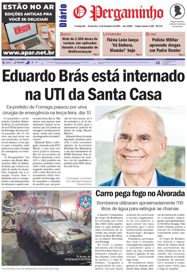 O Pergaminho 13/12/2024
