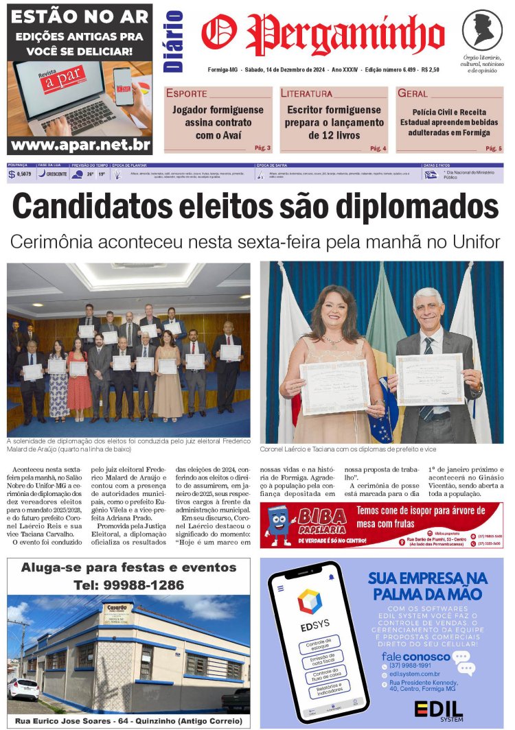 O Pergaminho 14/12/2024