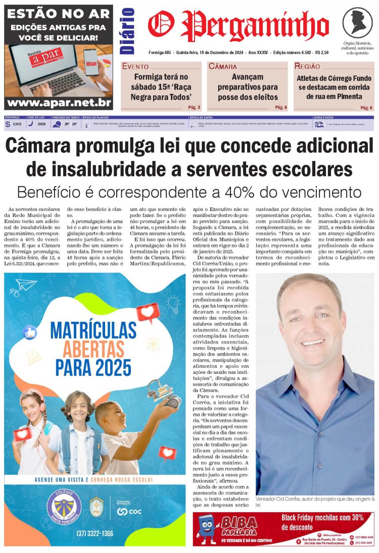 O Pergaminho 19/12/2024