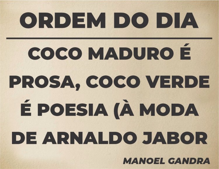 Ordem do Dia - Pergaminho