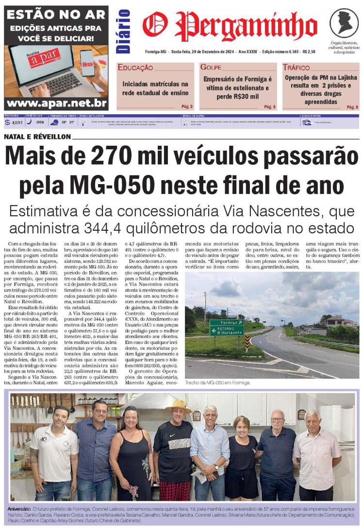 O Pergaminho 20/12/2024