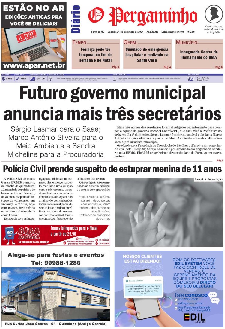 O Pergaminho 21/12/2024