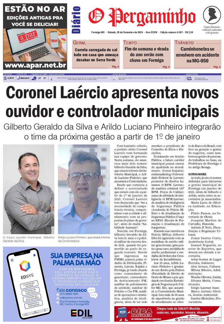 O Pergaminho 28/12/2024