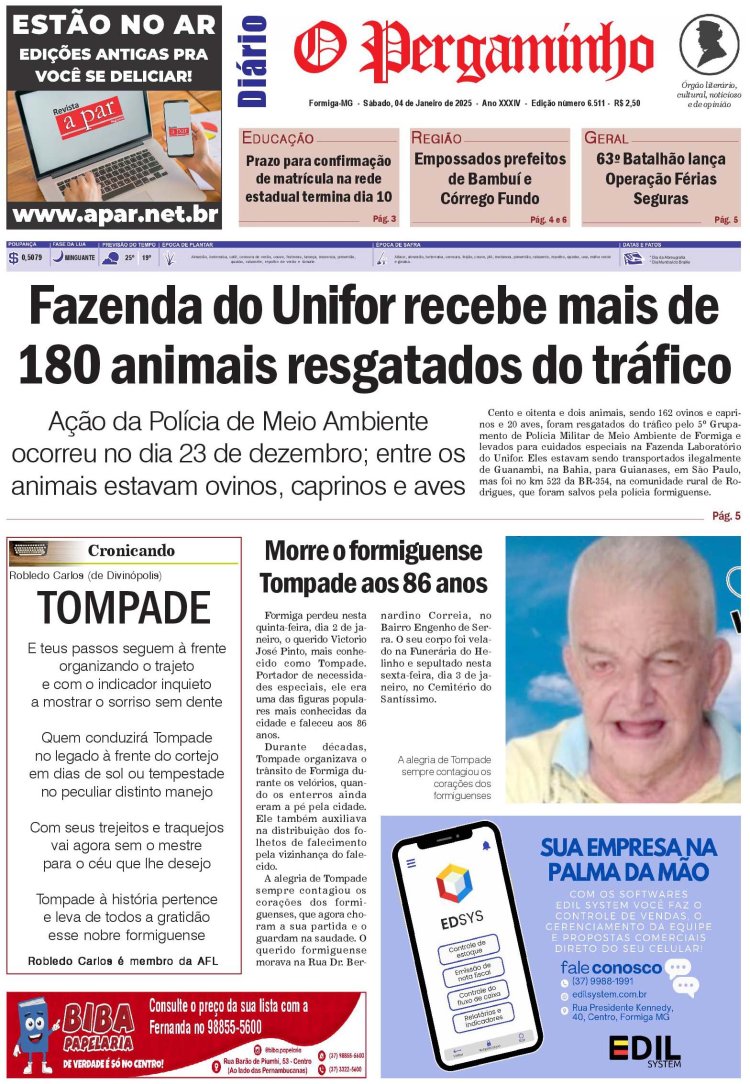 O Pergaminho 04/01/2025