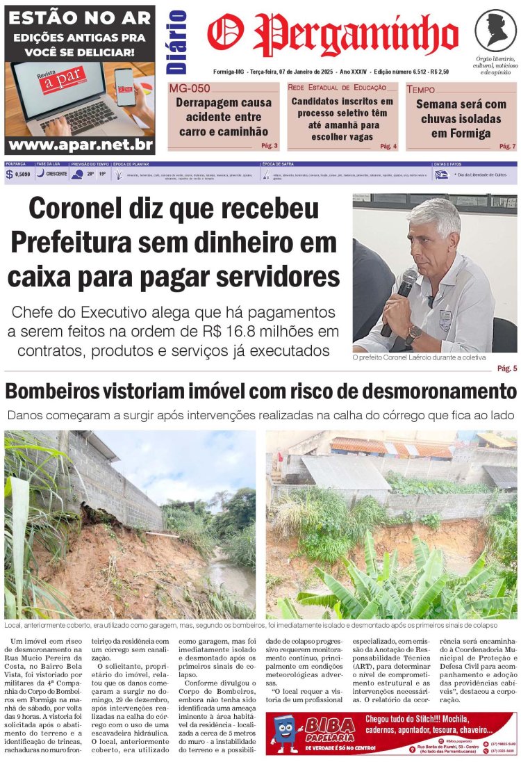 O Pergaminho 07/01/2025