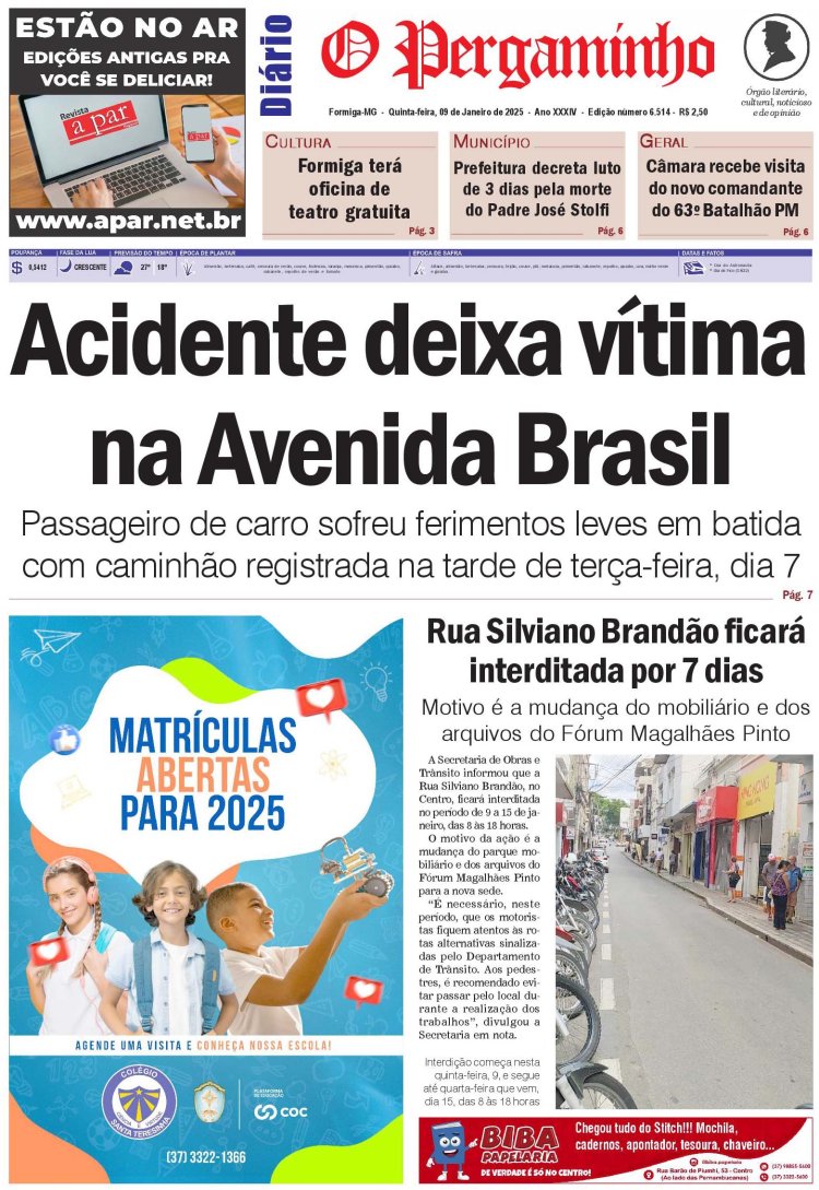 O Pergaminho 09/01/2025