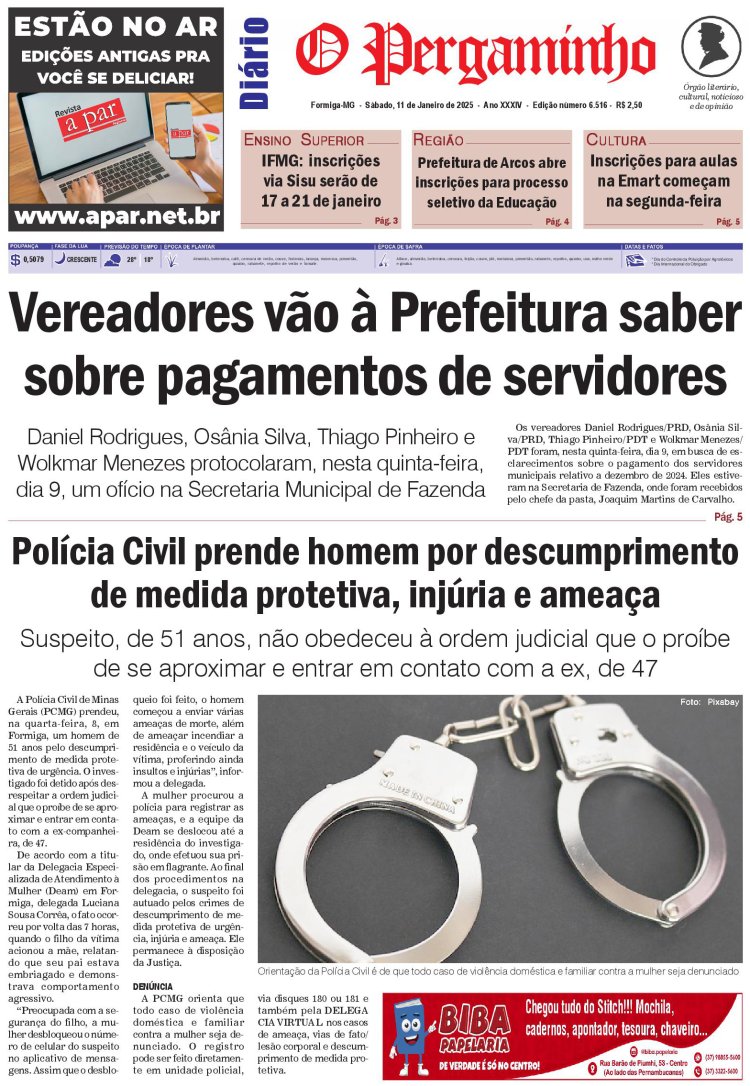 O Pergaminho 11/01/2025