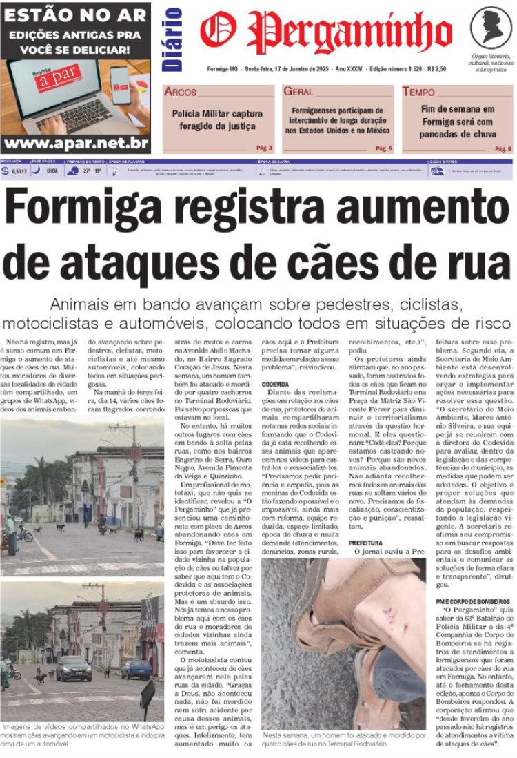 O Pergaminho 17/01/2025