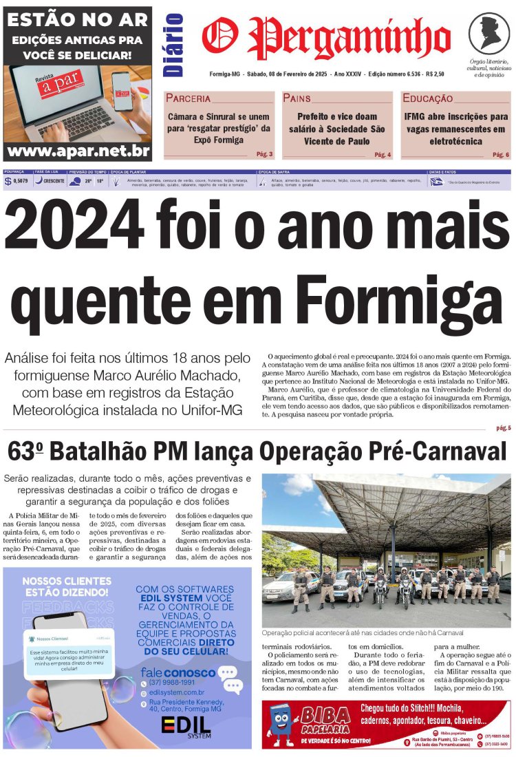 O Pergaminho 08/02/2025