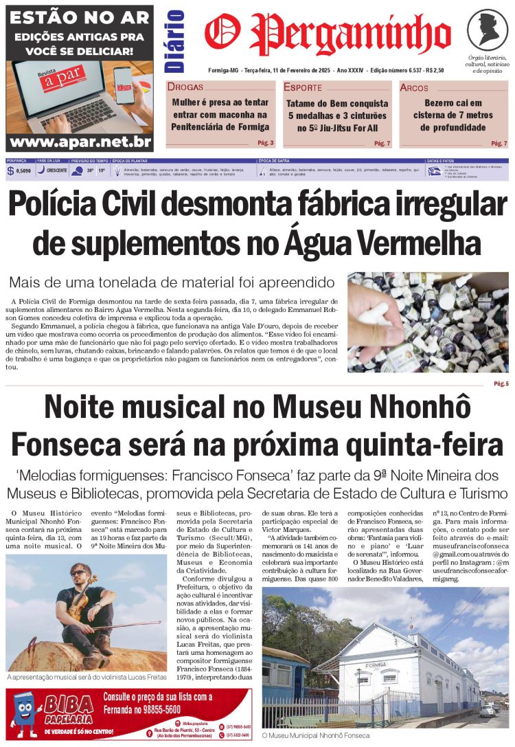 O Pergaminho 11/02/2025