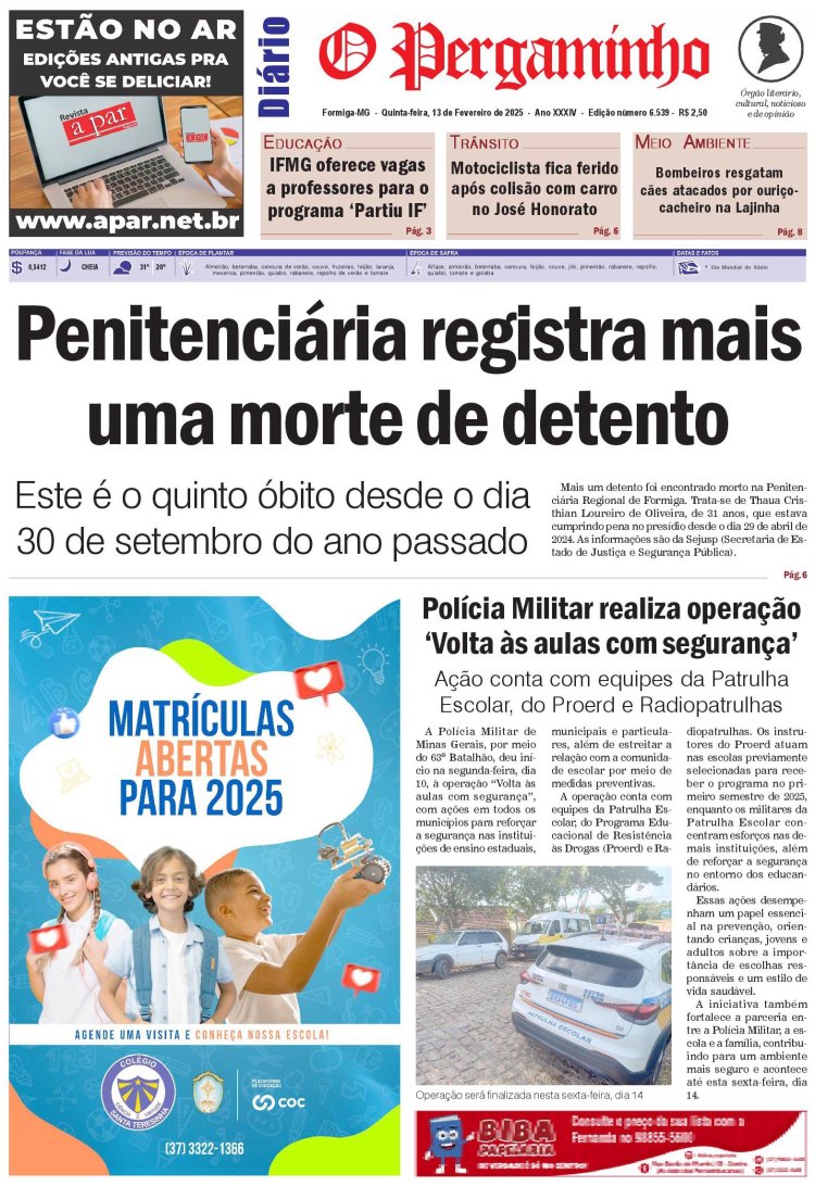 O Pergaminho 13/02/2025