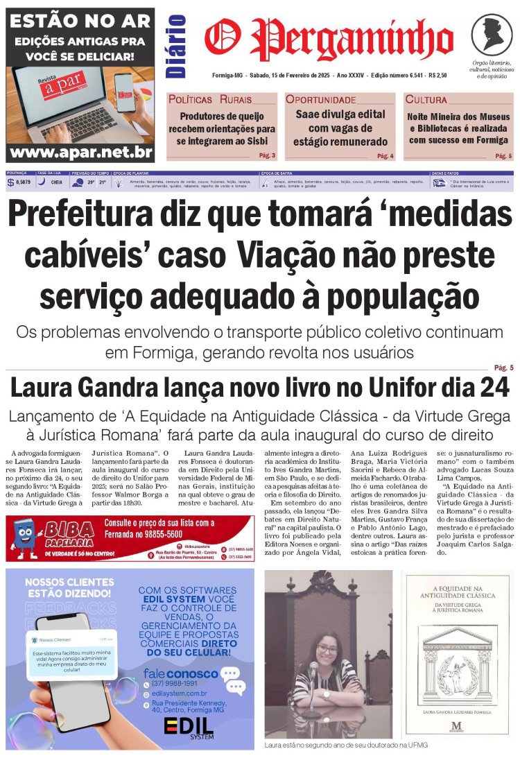 O pergaminho 15/02/2025