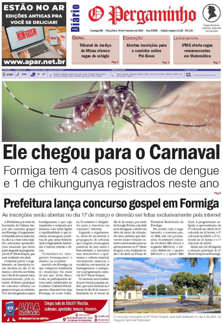 O Pergaminho 18/02/2025