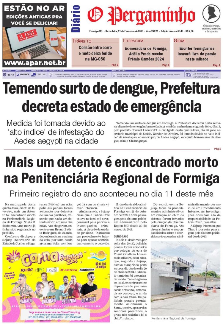 O Pergaminho 21/02/2025