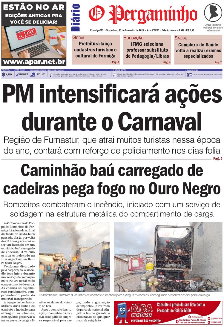O Pergaminho 25/02/2025