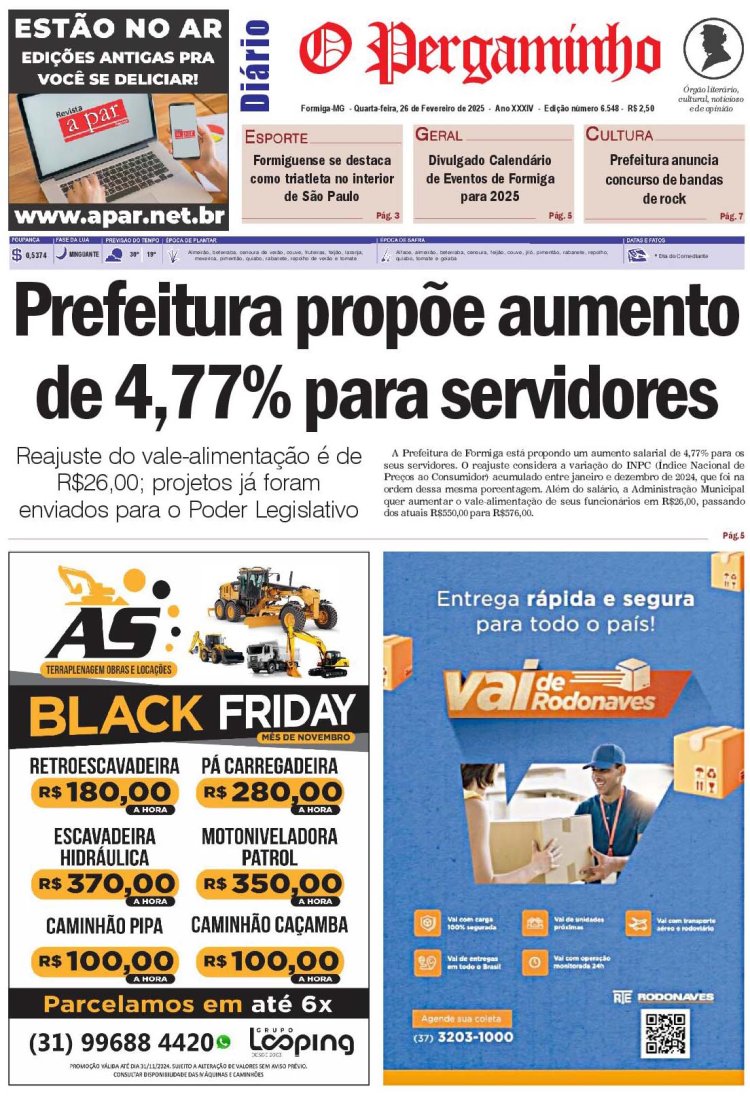 O Pergaminho 26/02/2025