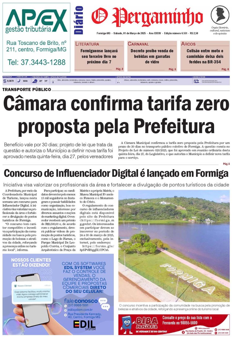 O Pergaminho 01/03/2025
