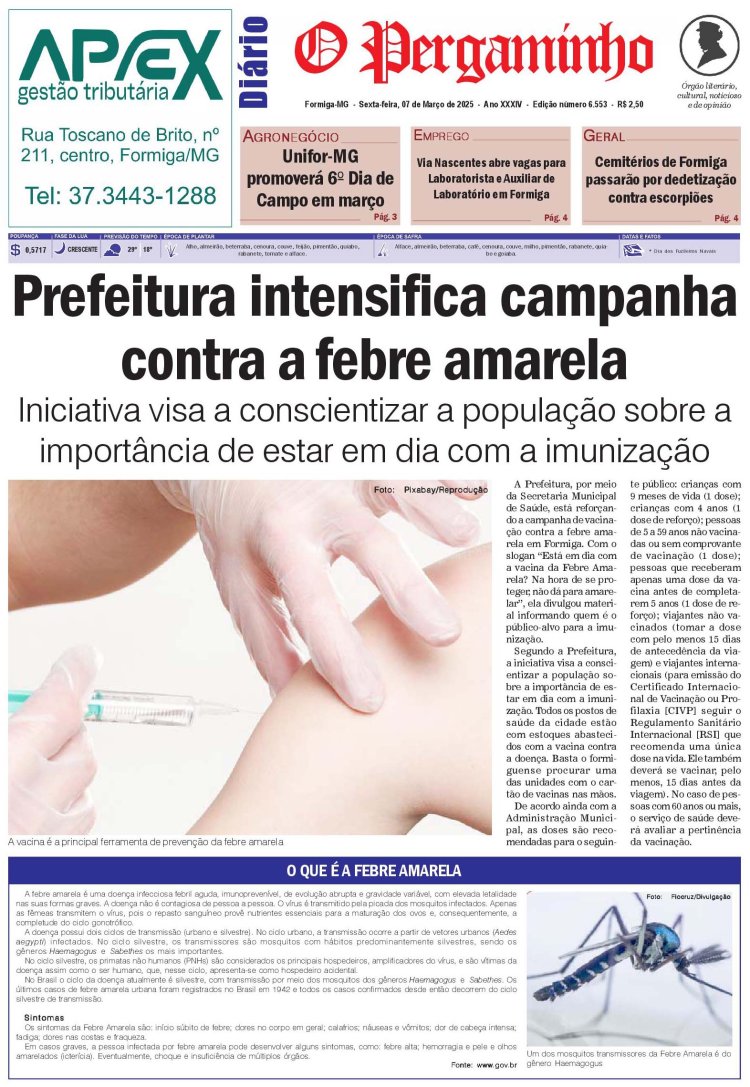 O Pergaminho 07/03/2024