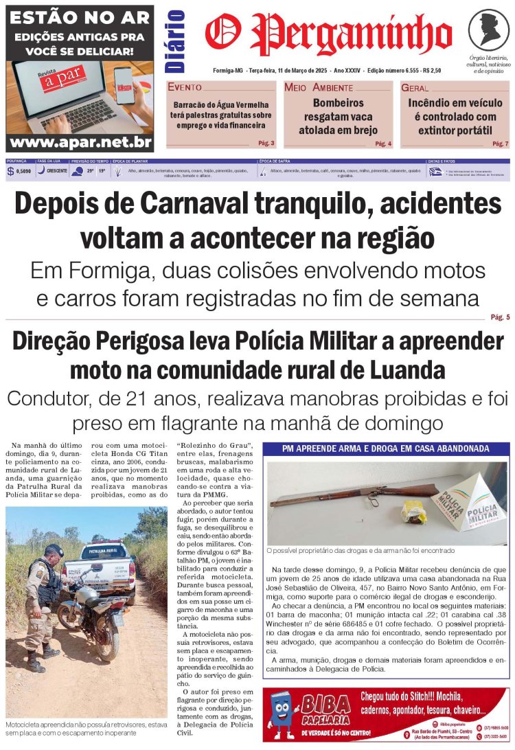O Pergaminho 11/03/2025