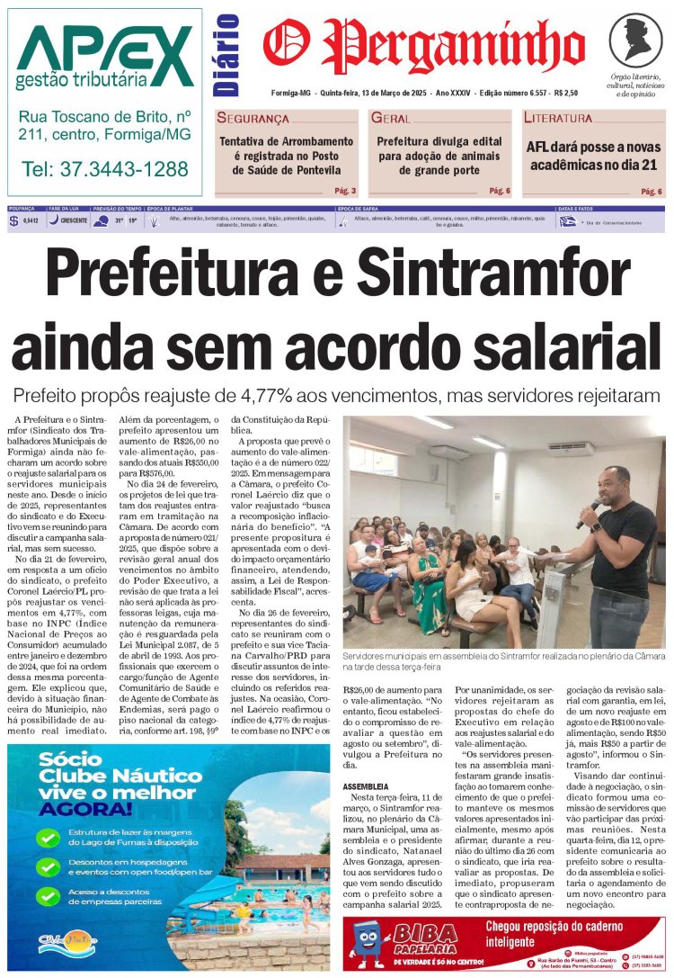 O Pergaminho 13/03/2025