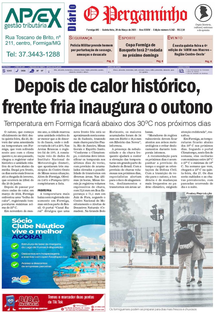 O Pergaminho 20/03/2025