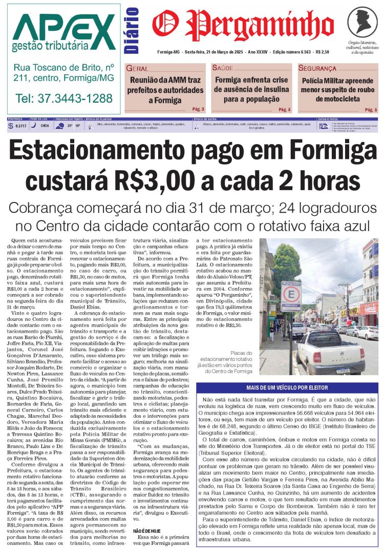 O Pergaminho 21/03/2025