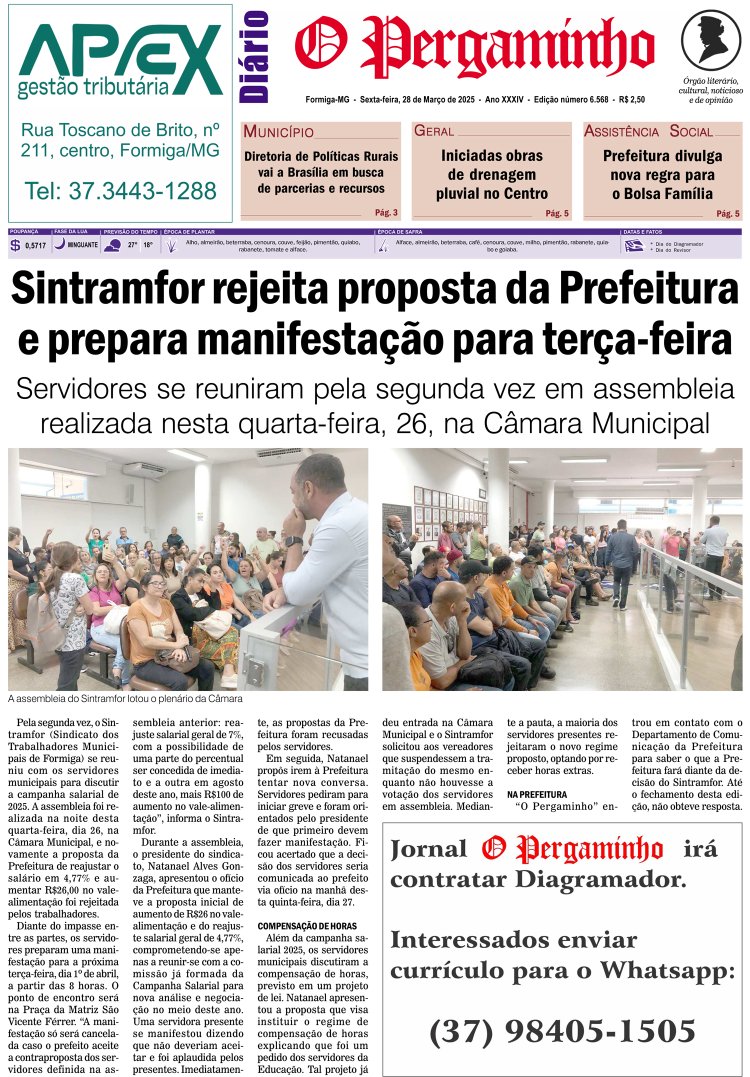 O Pergaminho 28/03/2025