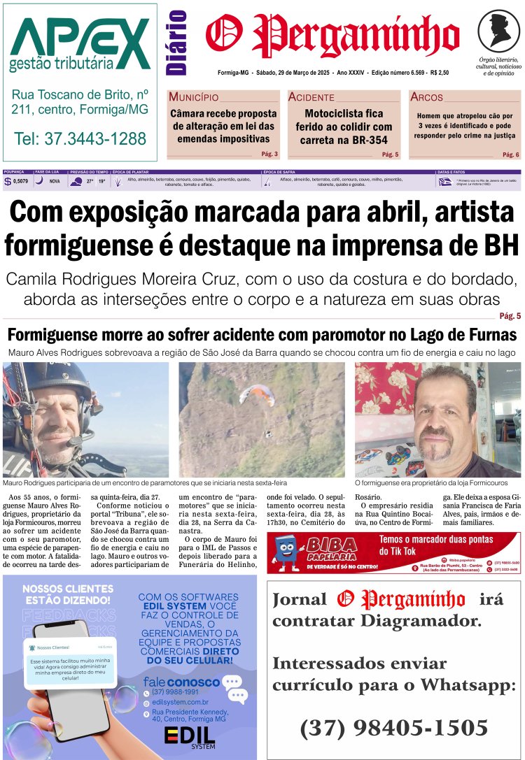 O Pergaminho 29/03/2025