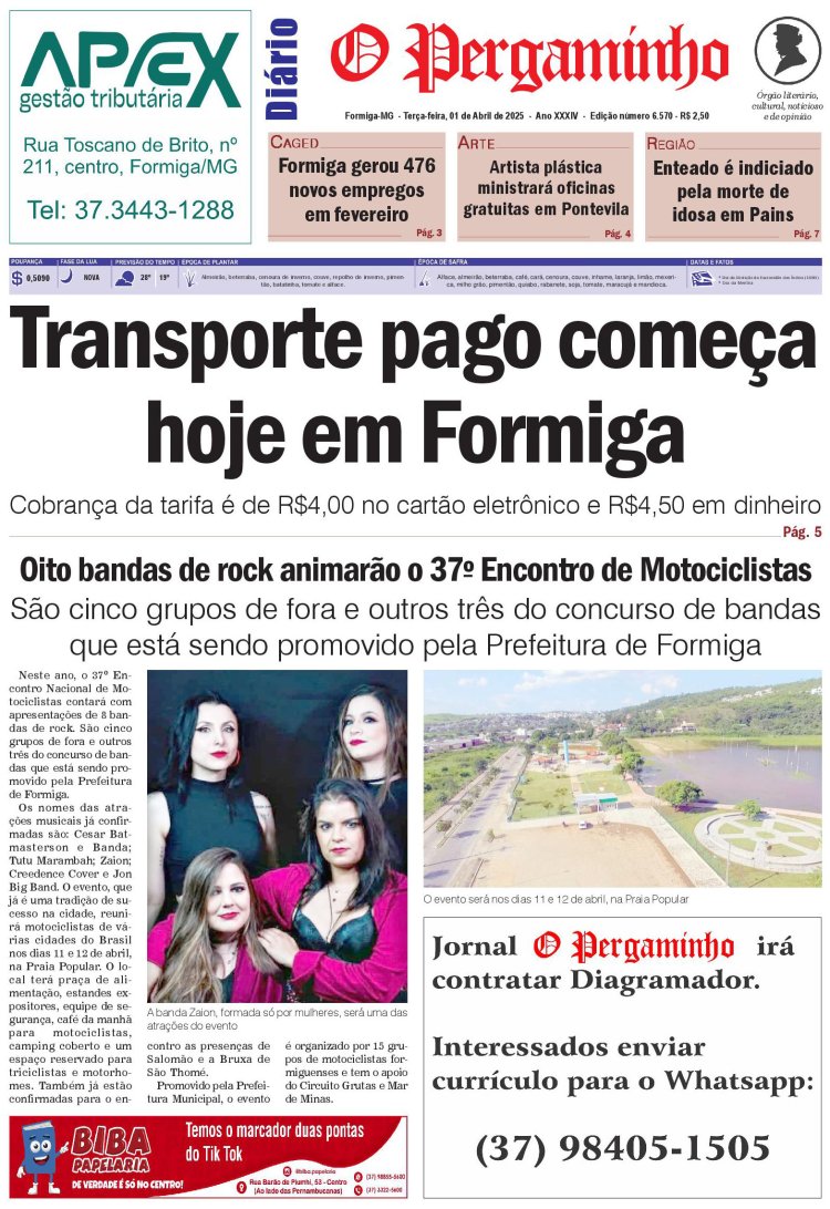 O Pergaminho 01/04/2025