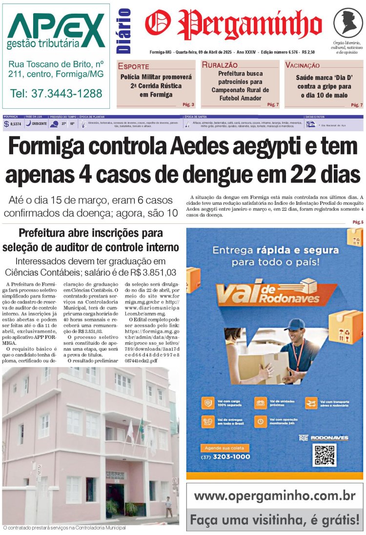 O Pergaminho 09/04/2025